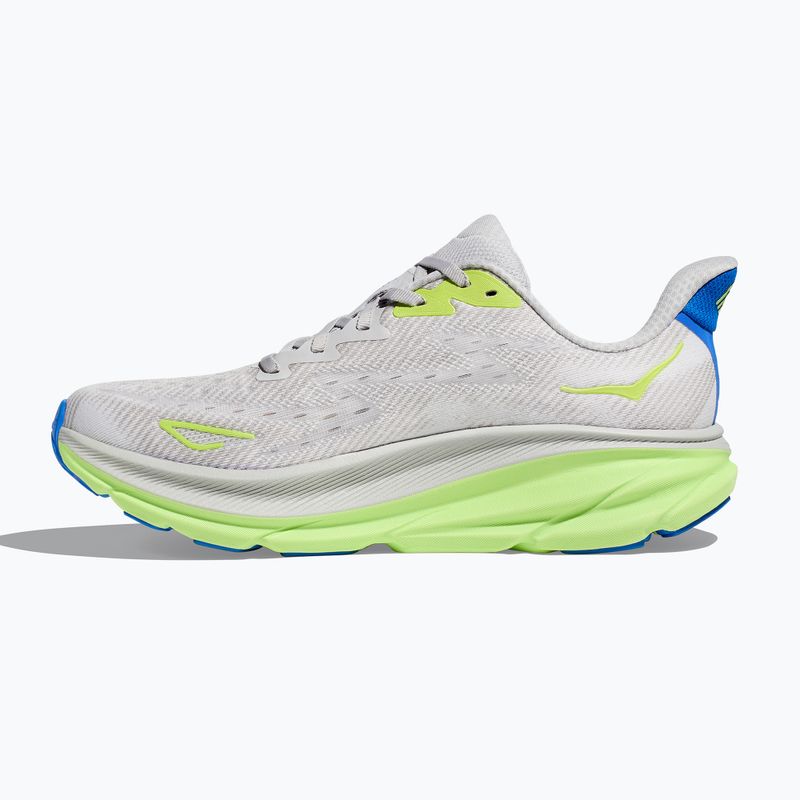 HOKA men's running shoes Clifton 9 Wide stardust/electric cobalt 3