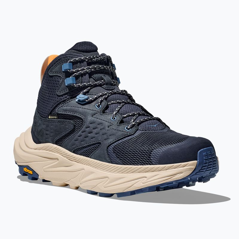 HOKA men's hiking boots Anacapa 2 Mid GTX varsity navy/oat milk 8