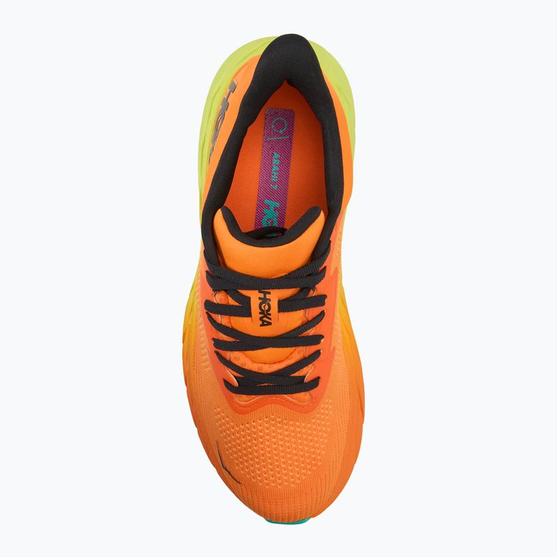 Men's running shoes HOKA Arahi 7 electric tangerine/black 5