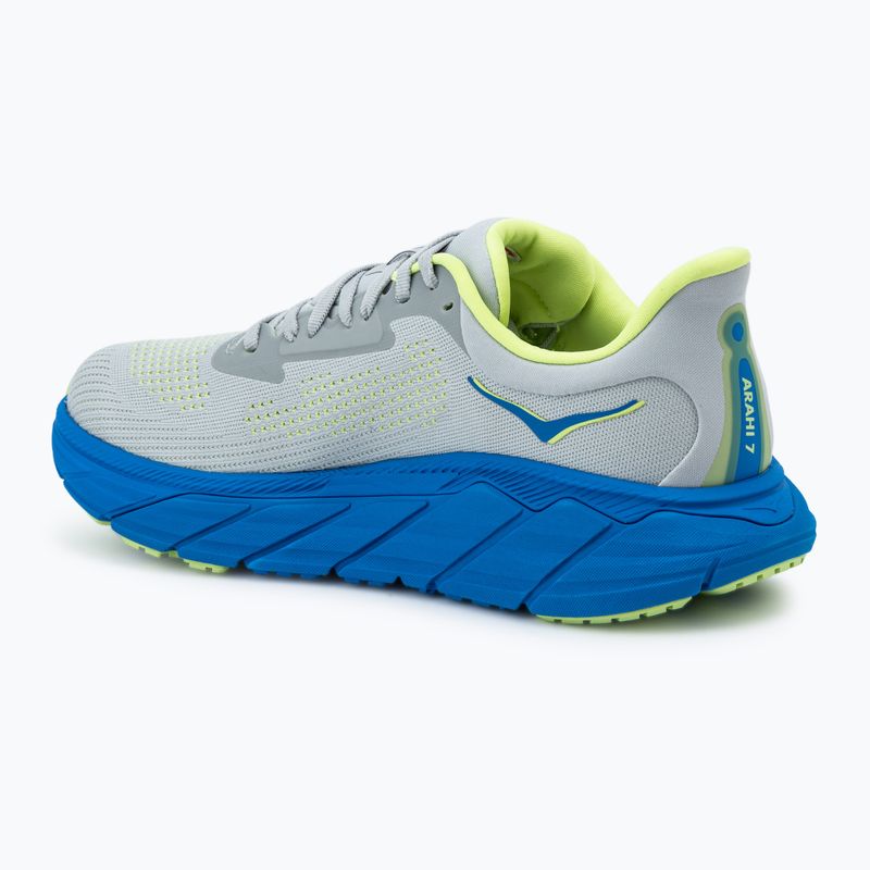 HOKA men's running shoes Arahi 7 stardust/electric cobalt 3