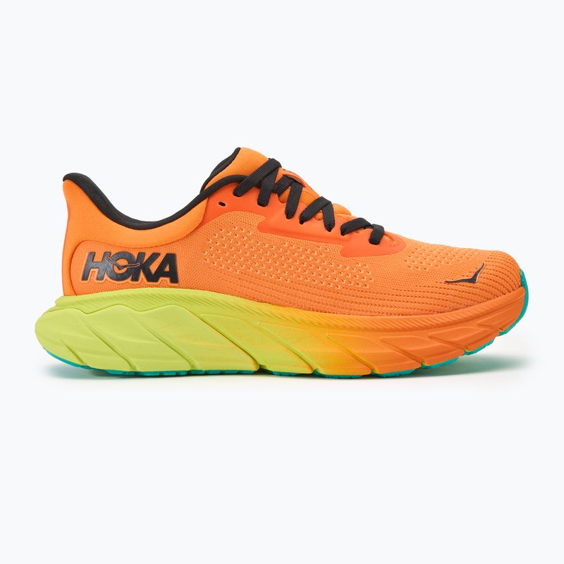 Women's running shoes HOKA Arahi 7 electric tangerine/black 2