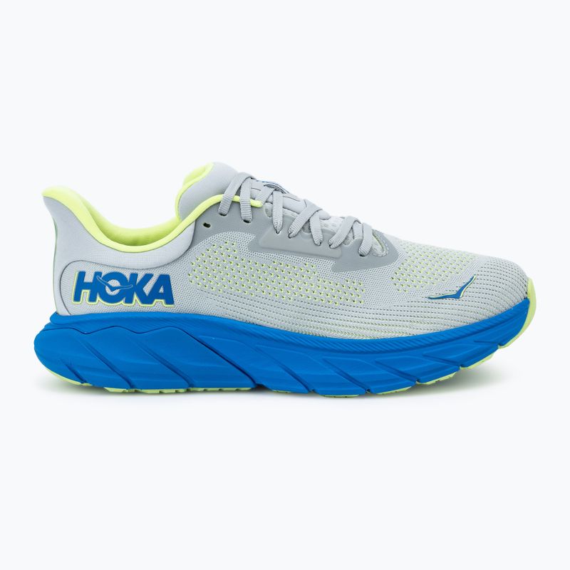 HOKA men's running shoes Arahi 7 Wide stardust/electric cobalt 2