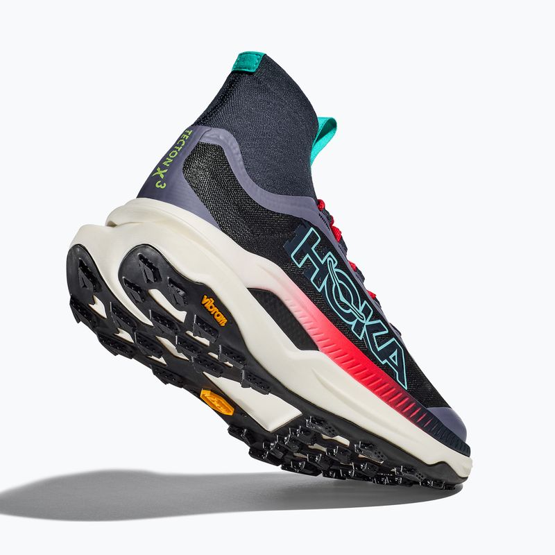 Men's running shoes HOKA Tecton X 3 stormy skies/cerise 5