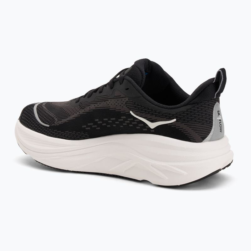 Men's running shoes HOKA Skyflow Wide black/white 3