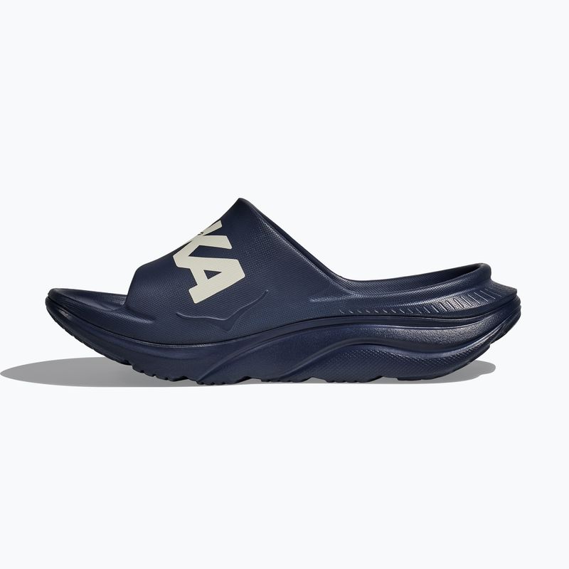 HOKA Ora Athletic Slide varsity navy/white 3