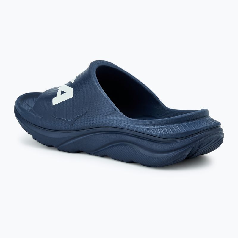 HOKA Ora Athletic Slide varsity navy/white 3