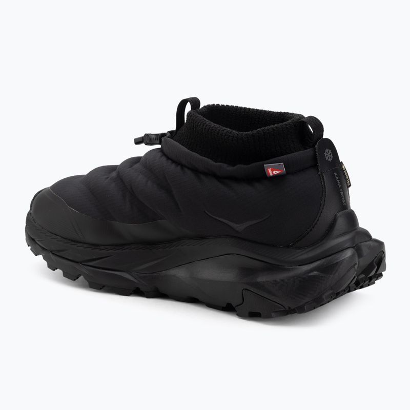 Men's shoes HOKA Kaha 2 Frost Moc GTX black/black 3