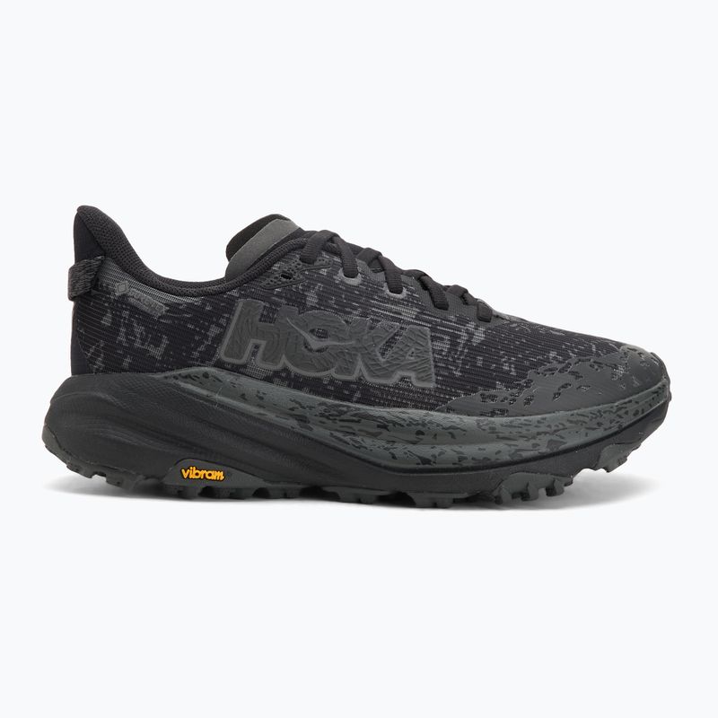 Women's running shoes HOKA Speedgoat 6 GTX Wide black/black 2