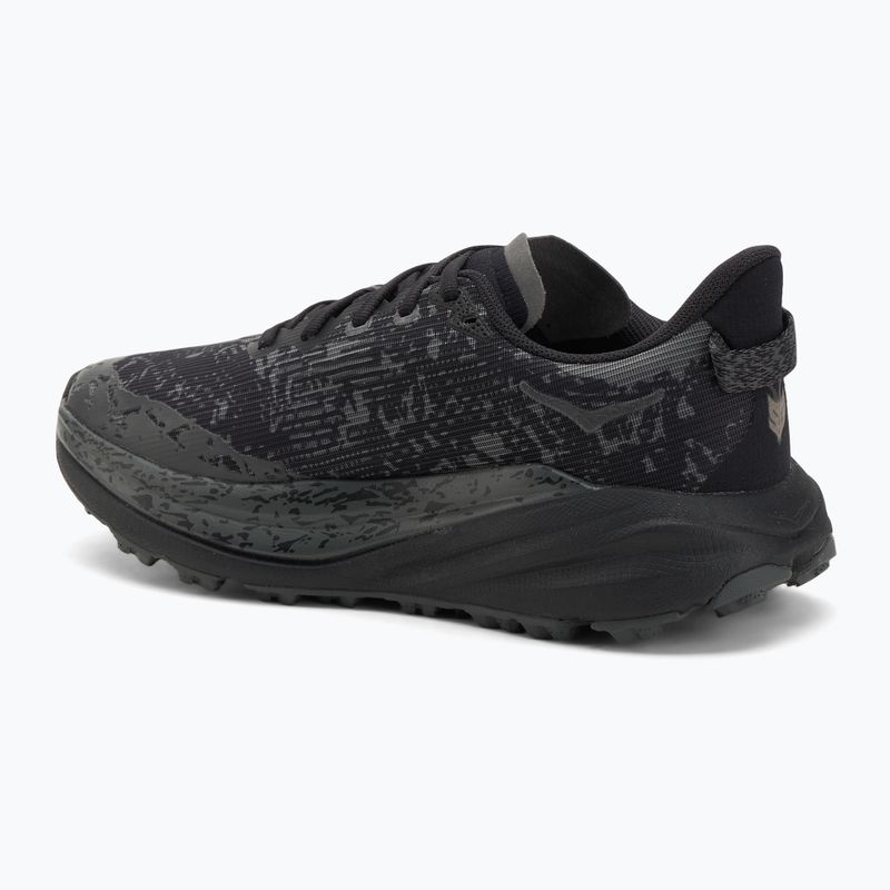 Women's running shoes HOKA Speedgoat 6 GTX Wide black/black 3