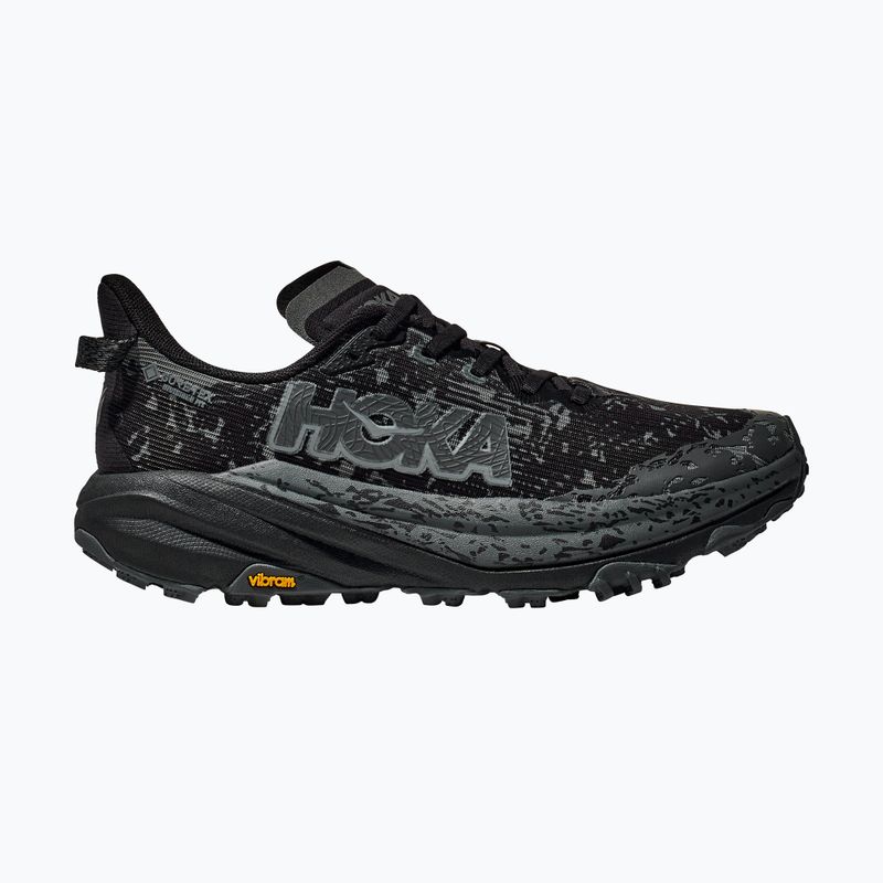 Women's running shoes HOKA Speedgoat 6 GTX Wide black/alabaster 2