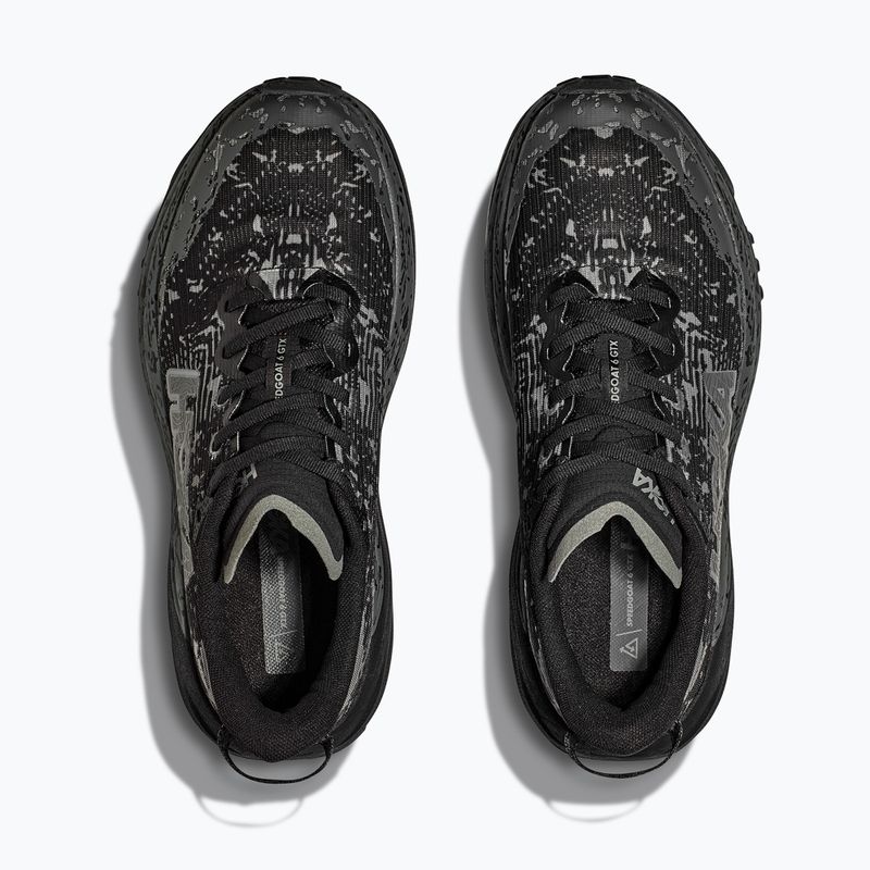 Women's running shoes HOKA Speedgoat 6 GTX Wide black/alabaster 8