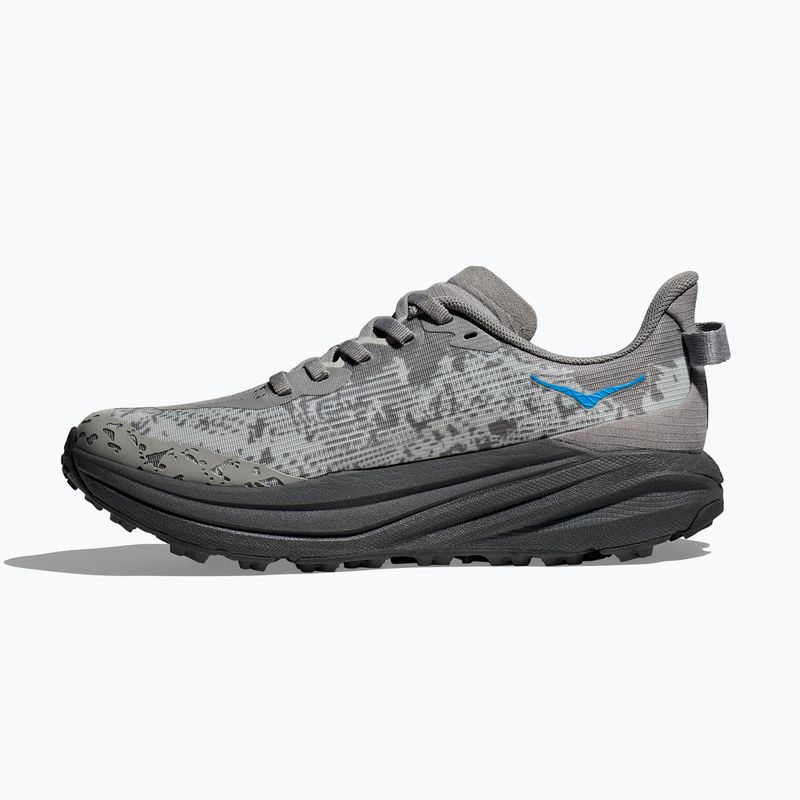 HOKA Speedgoat 6 galactic grey/hoka blue children's running shoes 3