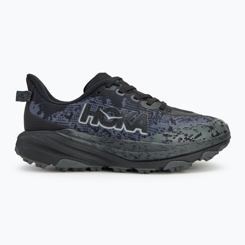 HOKA Speedgoat 6 obsidian/outer orbit children's running shoes 2