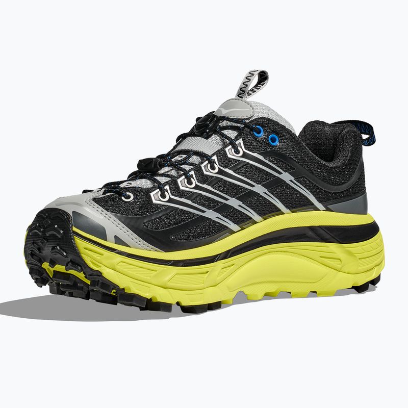 Shoes HOKA Mafate Three 2 black/hoka citrus 4