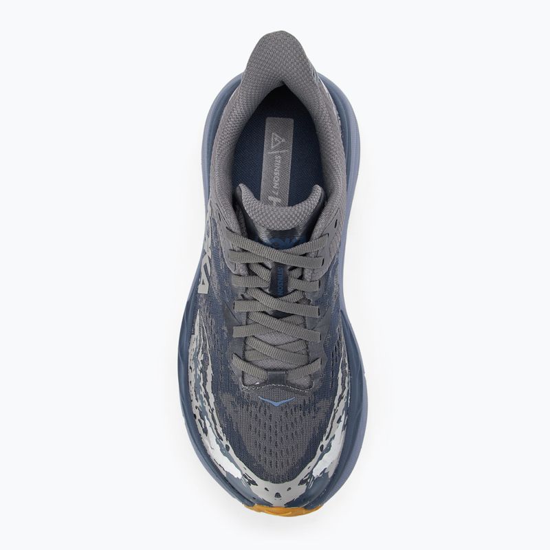 Men's running shoes HOKA Stinson 7 satellite grey/varsity navy 5