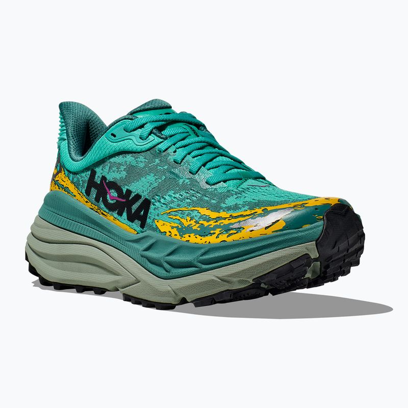 Women's running shoes HOKA Stinson 7 electric aqua/oceanic 8