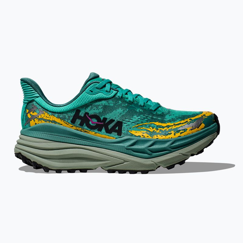 Women's running shoes HOKA Stinson 7 electric aqua/oceanic 9