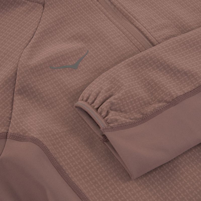 Women's running sweatshirt HOKA Sky Glow Half Zip smokey quartz 9