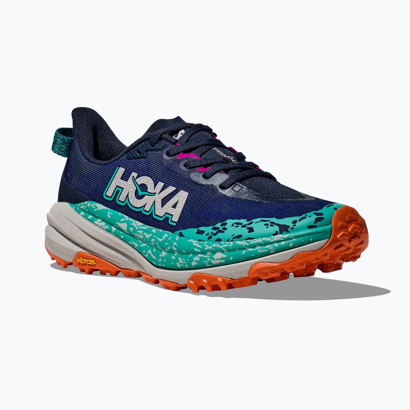 Women's running shoes HOKA Speedgoat 6 varsity navy/meteor 8