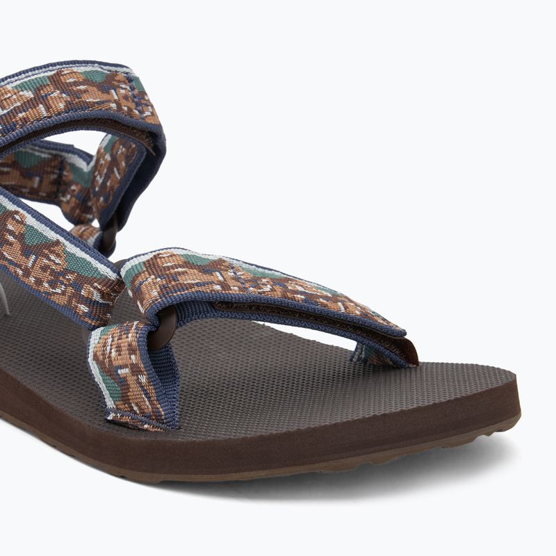 Teva Original Universal desert mosaic/chocolate brown men's sandals 7
