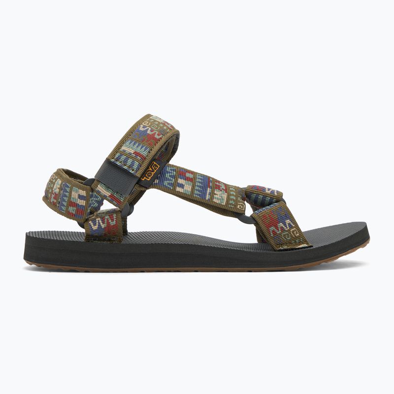 Men's Teva Original Universal geo mashup olive sandals 2
