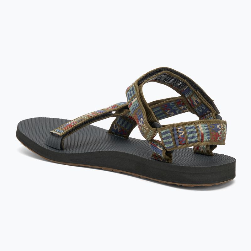 Men's Teva Original Universal geo mashup olive sandals 3