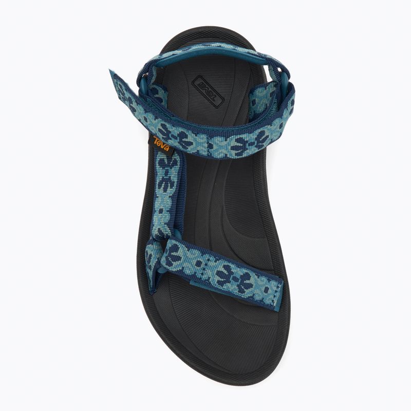 Teva Winsted women's sandals archive floral crown blue/ dress blues 5