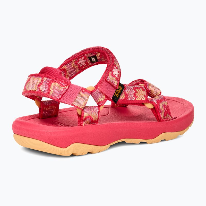 Teva Hurricane XLT2 neon floral lilas children's sandals 4