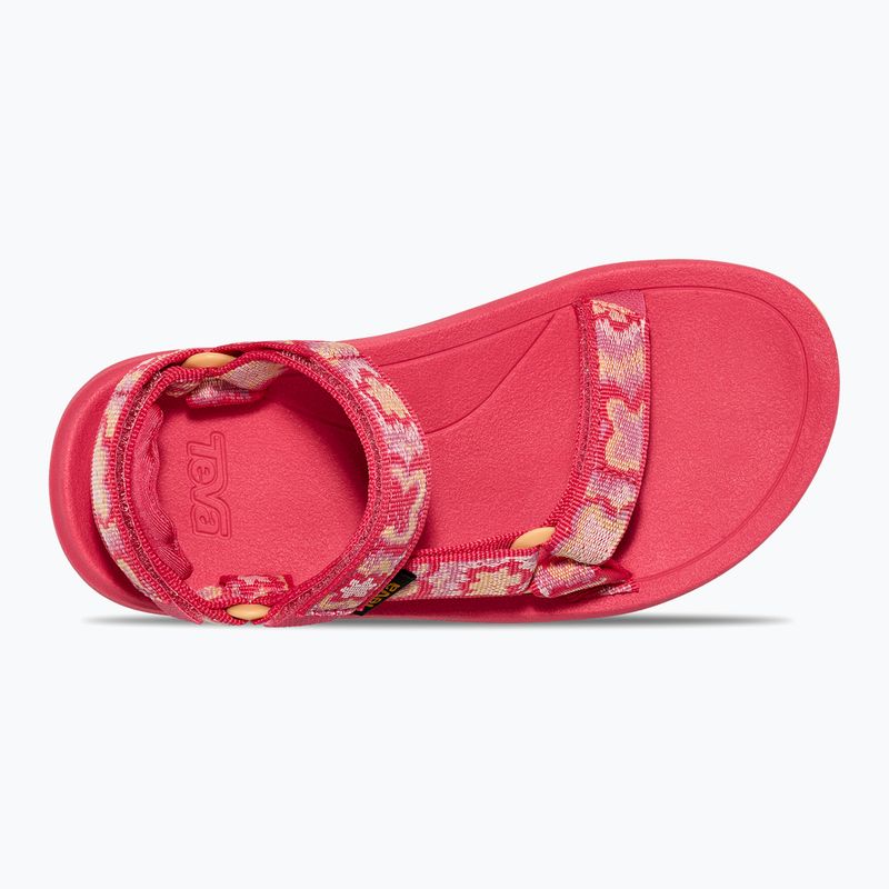 Teva Hurricane XLT2 neon floral lilas children's sandals 5