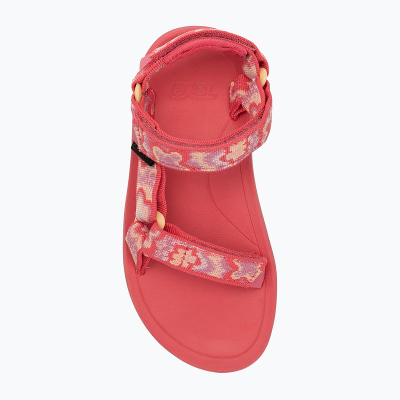 Teva Hurricane XLT2 neon floral lilas children's sandals 5
