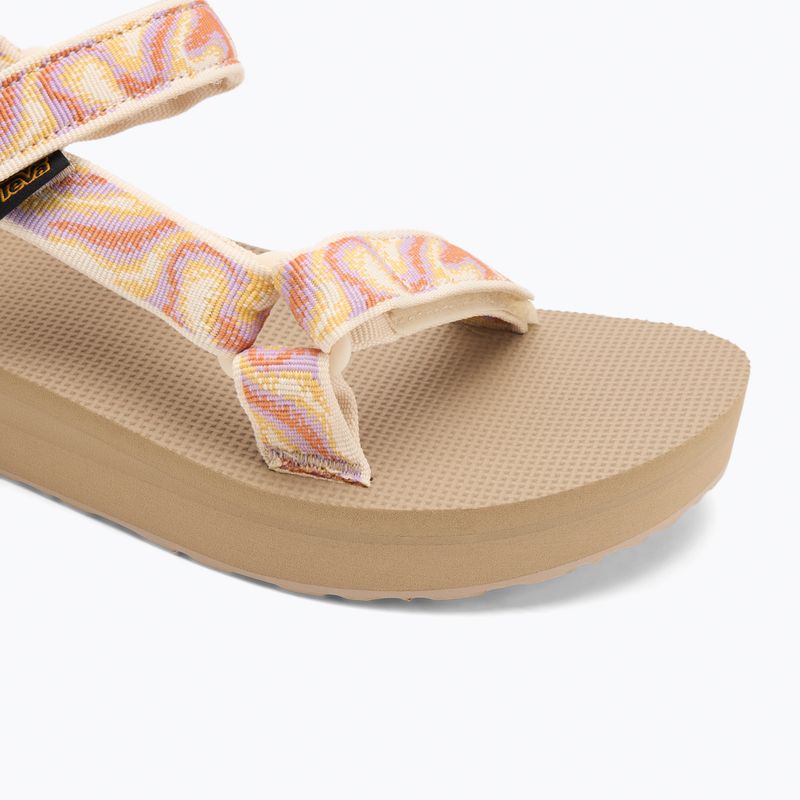 Teva Midform Universal women's sandals neon fade coconut 7