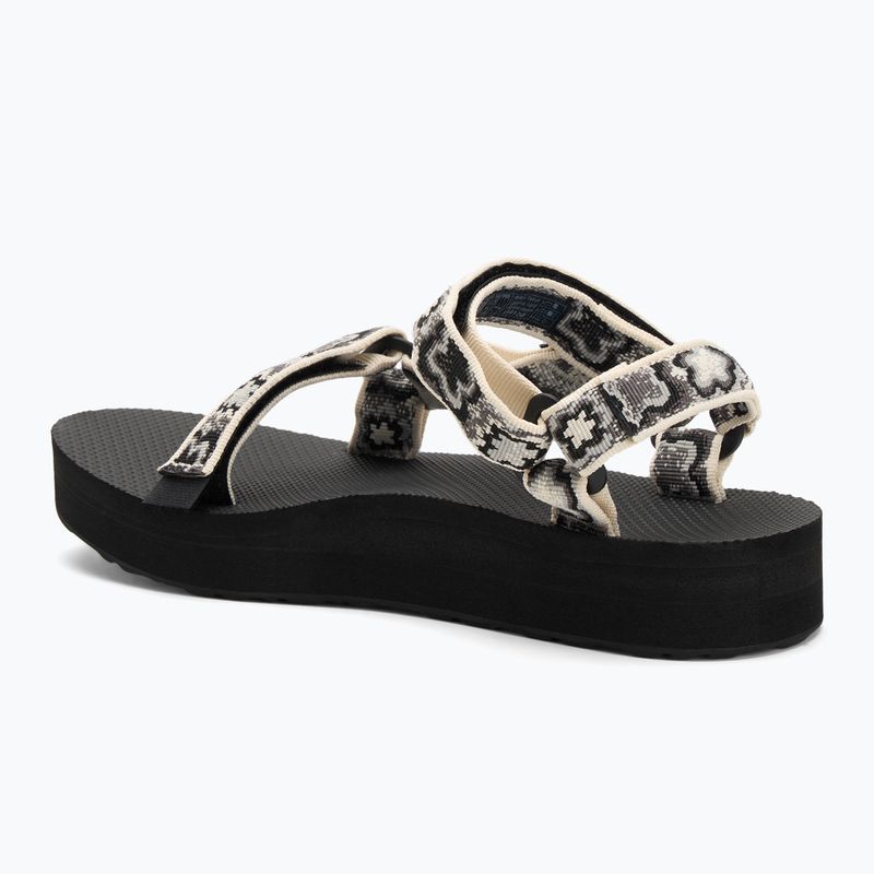 Teva Midform Universal women's sandals neon floral black / white 3