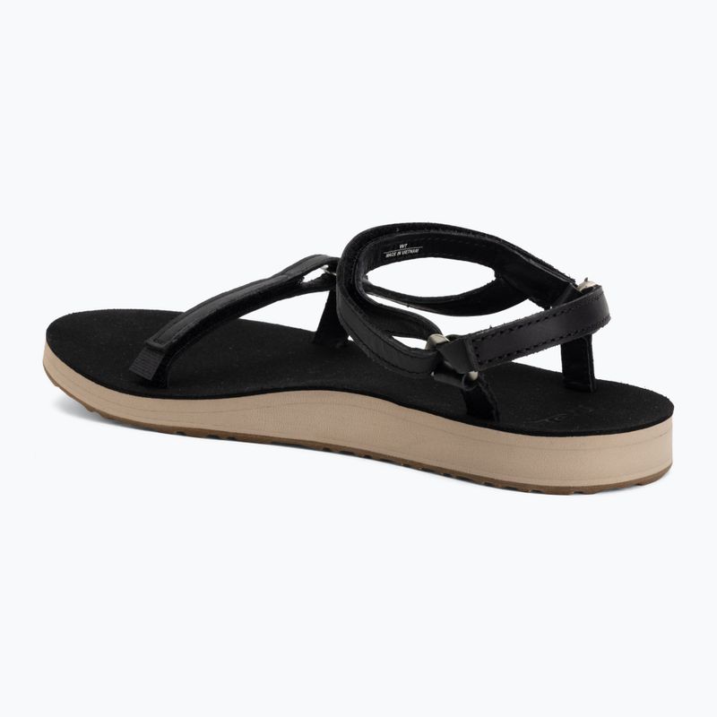 Women's sandals Teva Original Universal Slim Leather black/tan 3