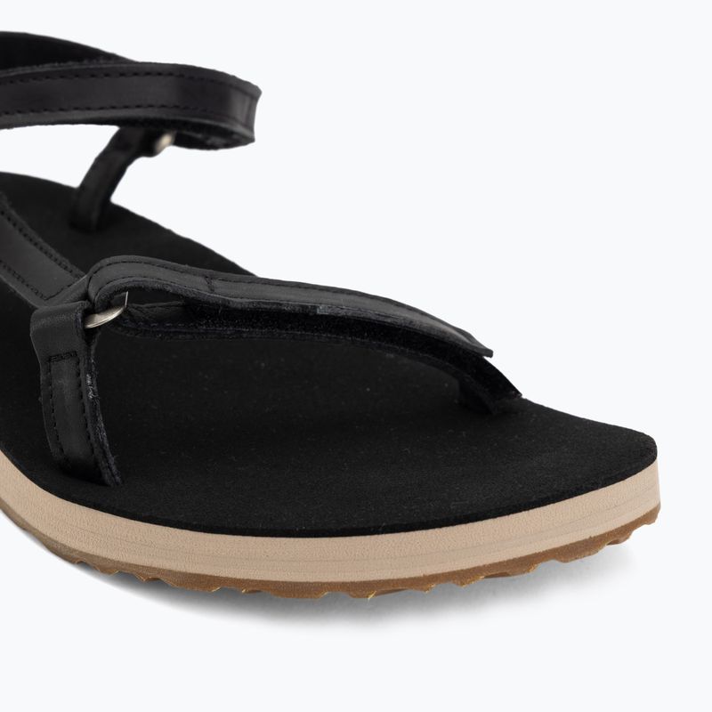 Women's sandals Teva Original Universal Slim Leather black/tan 7