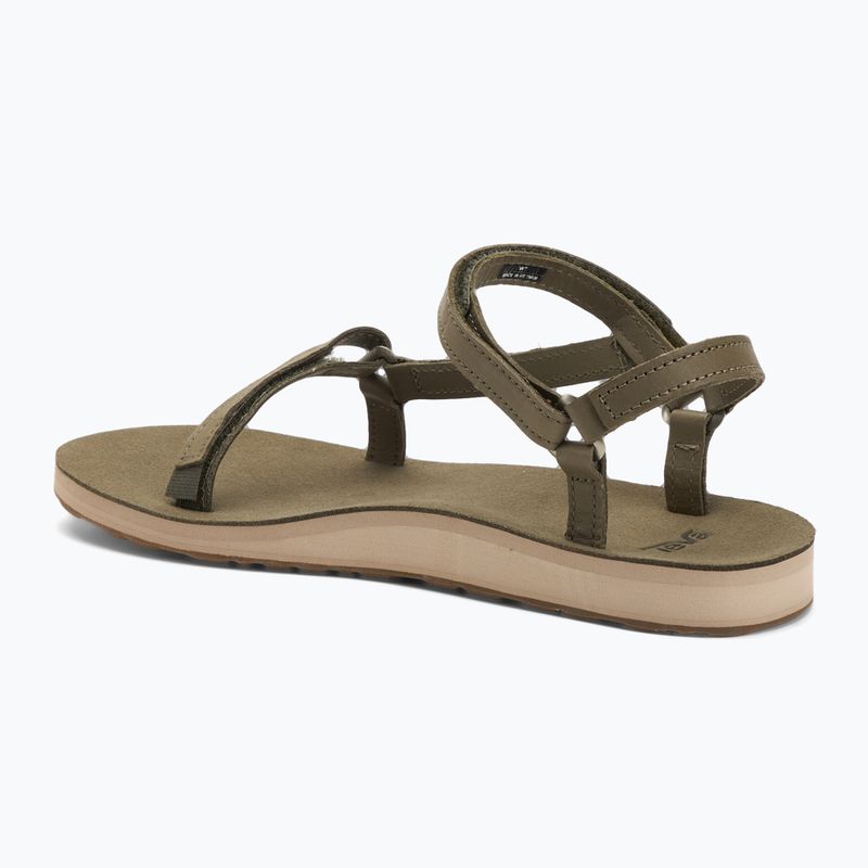 Women's sandals Teva Original Universal Slim Leather burnt olive 3