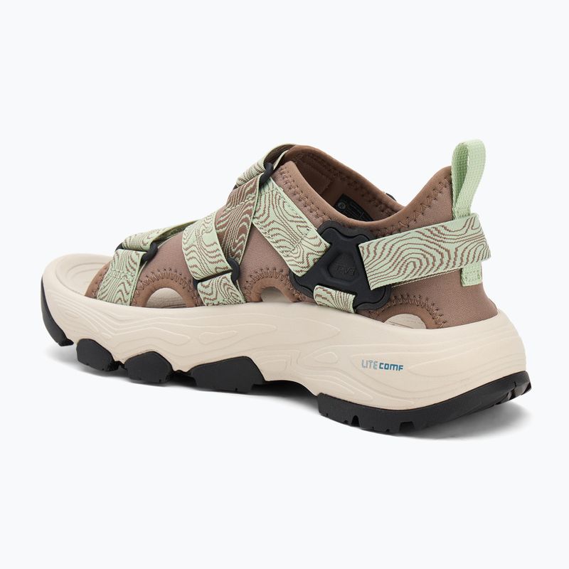 Teva Grandview Max women's sandals caribou/seedling 3