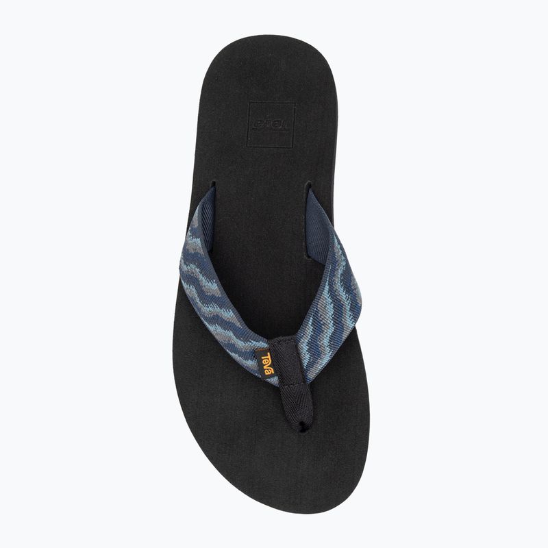 Teva Mush II men's flip flops neon wave/navy 5