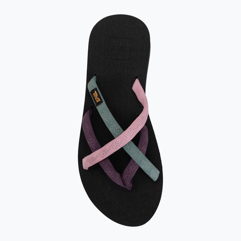 Women's flip-flops Teva Olowahu lilas multi 5