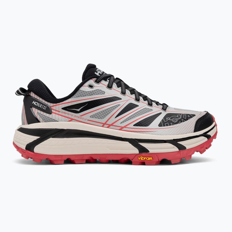 Shoes HOKA Mafate Speed 2 galactic grey/ruby red 2