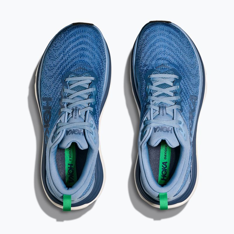 HOKA men's running shoes Gaviota 5 downpour/thunder cloud 8