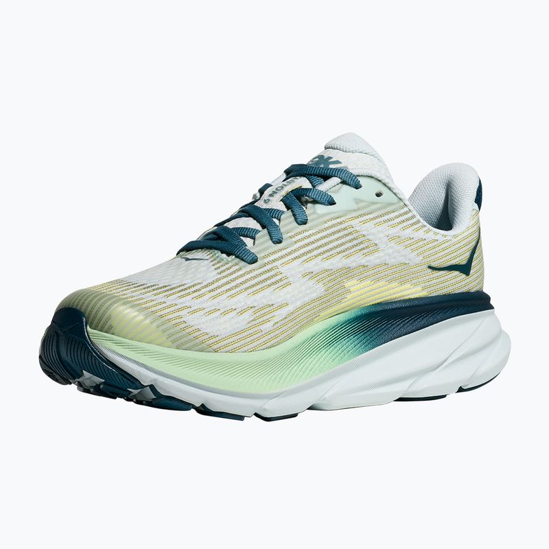 HOKA Clifton 9 droplet/blue twilight children's running shoes 4