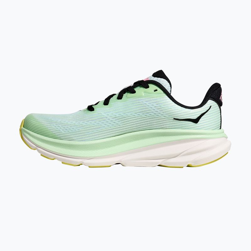 HOKA Clifton 9 mint fluorite/snow melt children's running shoes 3