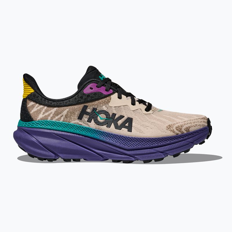 HOKA Challenger ATR 7 oatmeal/mountain iris men's running shoes 9