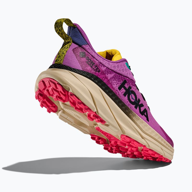 Women's running shoes HOKA Challenger 7 GTX superbloom/oatmeal 5