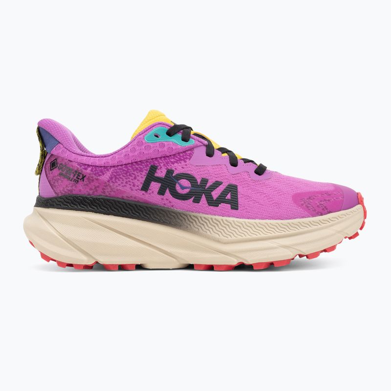 Women's running shoes HOKA Challenger 7 GTX superbloom/oatmeal 2