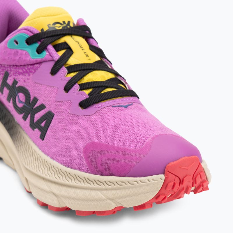 Women's running shoes HOKA Challenger 7 GTX superbloom/oatmeal 7