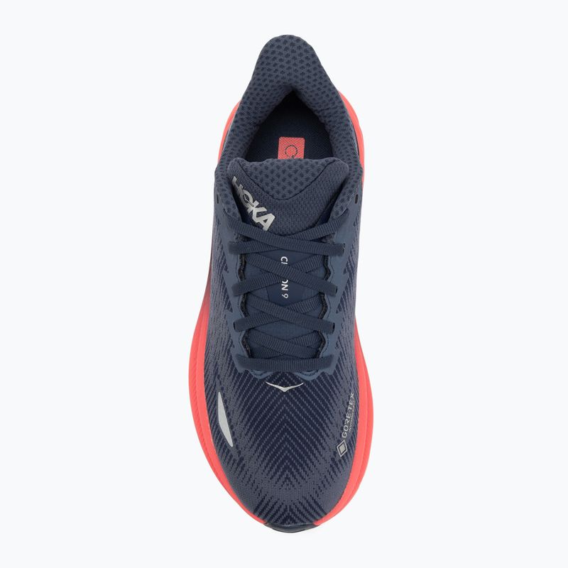 Women's running shoes HOKA 9 GTX varsity navy/nautical dusk 5
