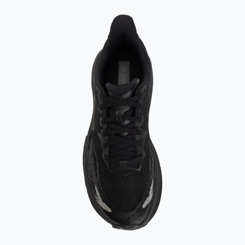 Men's running shoes HOKA Stinson 7 black/black 5