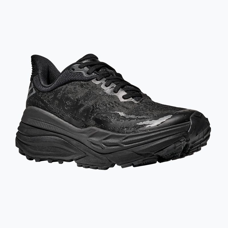 Men's running shoes HOKA Stinson 7 black/black