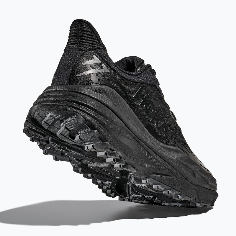 Men's running shoes HOKA Stinson 7 black/black 5